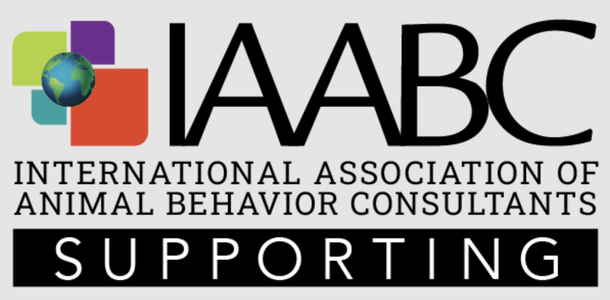 Logo of IAABC supporting behavior consultants.